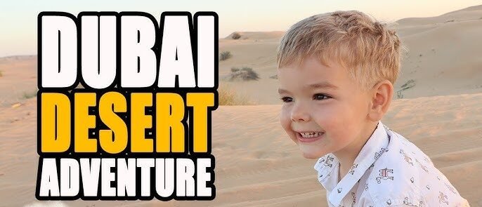 Dubai desert safari with kids